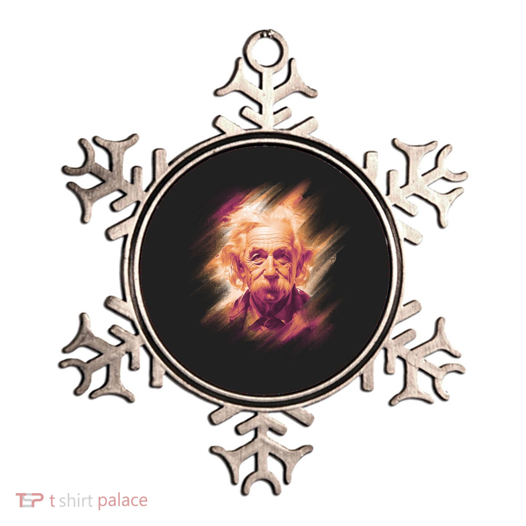 Albert Einstein Portrait Ornament
