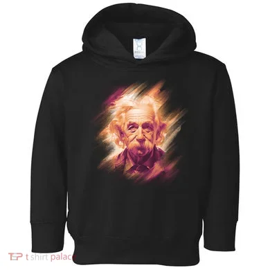 Albert Einstein Portrait Toddler Hoodie