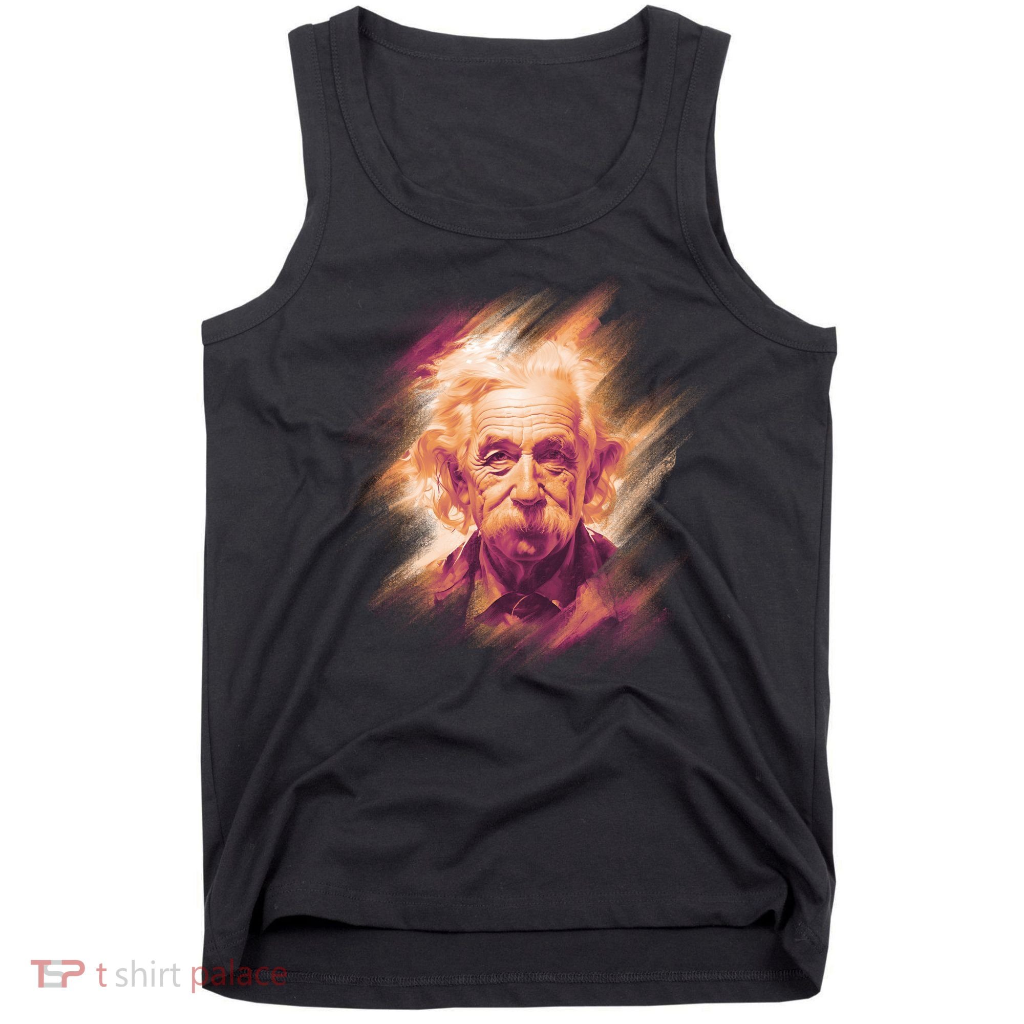 Albert Einstein Portrait Tank Top