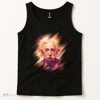 Albert Einstein Portrait Tank Top thumb 2