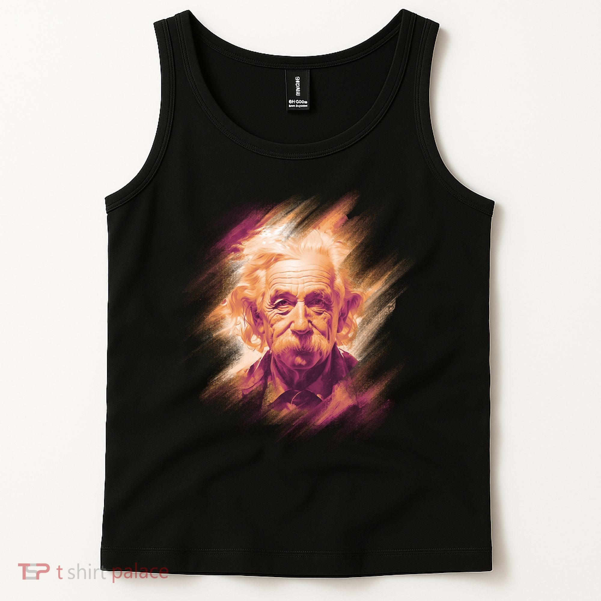 Albert Einstein Portrait Tank Top