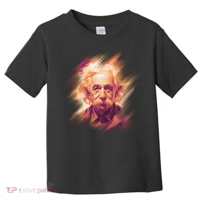 Albert Einstein Portrait Toddler T-Shirt