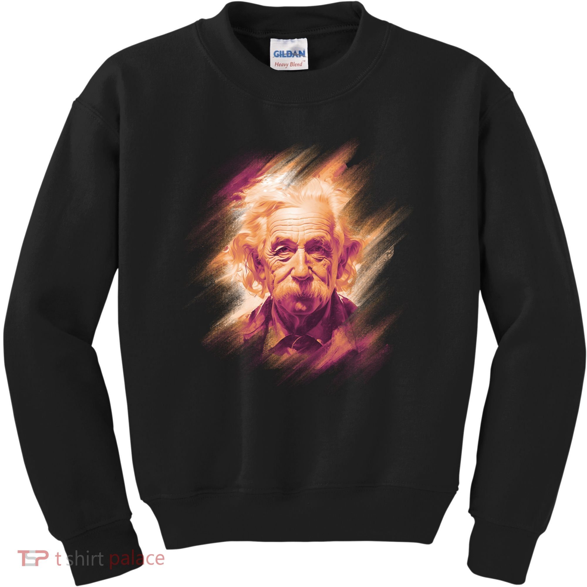 Albert Einstein Portrait Kids Sweatshirt
