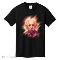 Albert Einstein Portrait Kids T-Shirt thumb 0