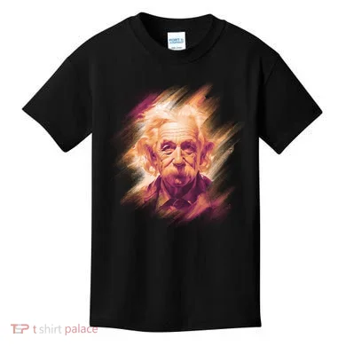 Albert Einstein Portrait Kids T-Shirt