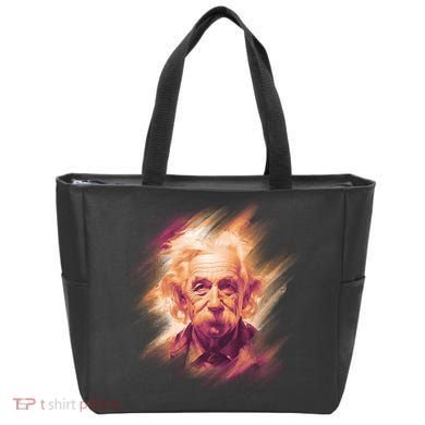 Albert Einstein Portrait Tote Bag