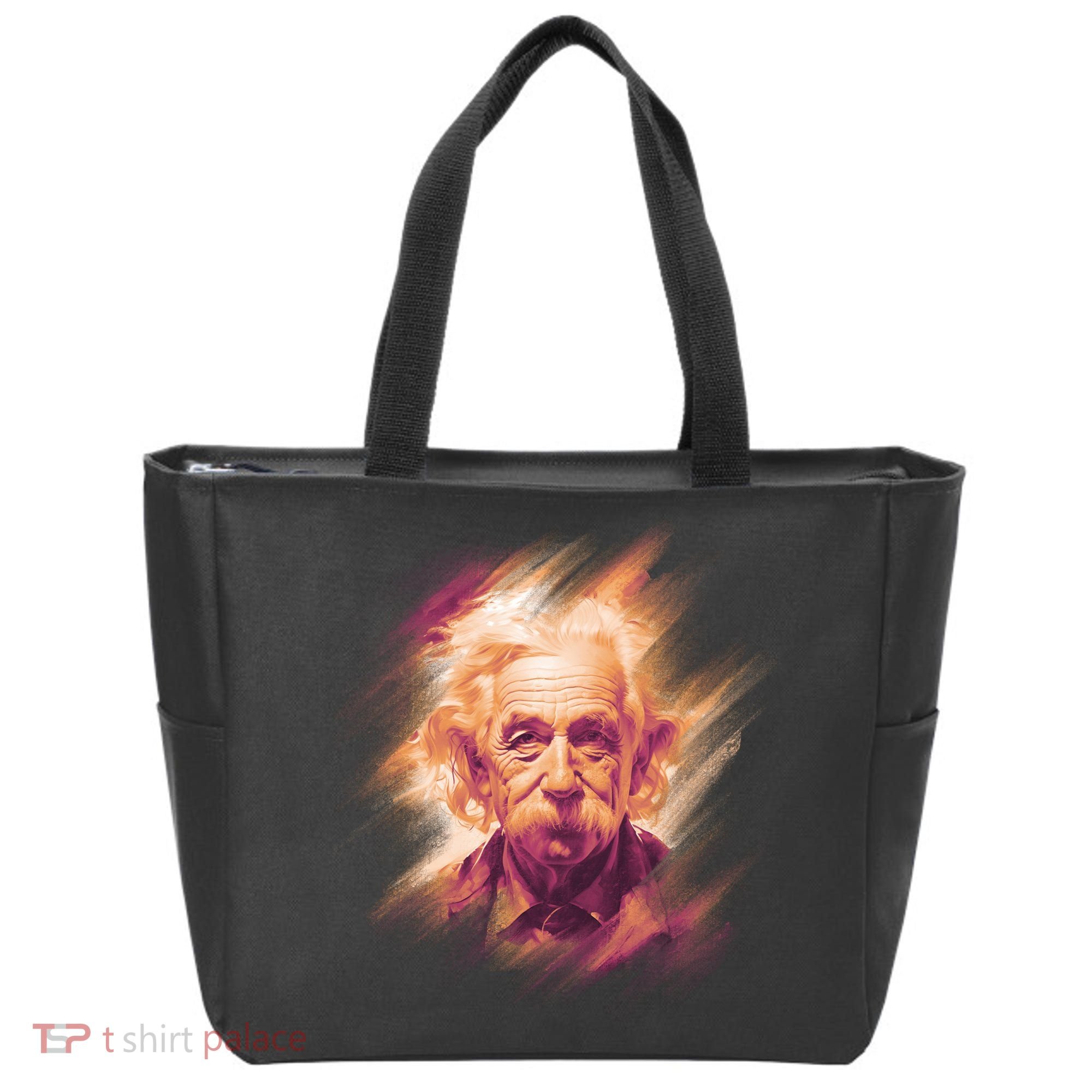 Albert Einstein Portrait Tote Bag
