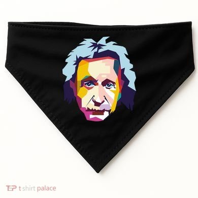 Albert Einstein Pop Art USA-Made Doggie Bandana