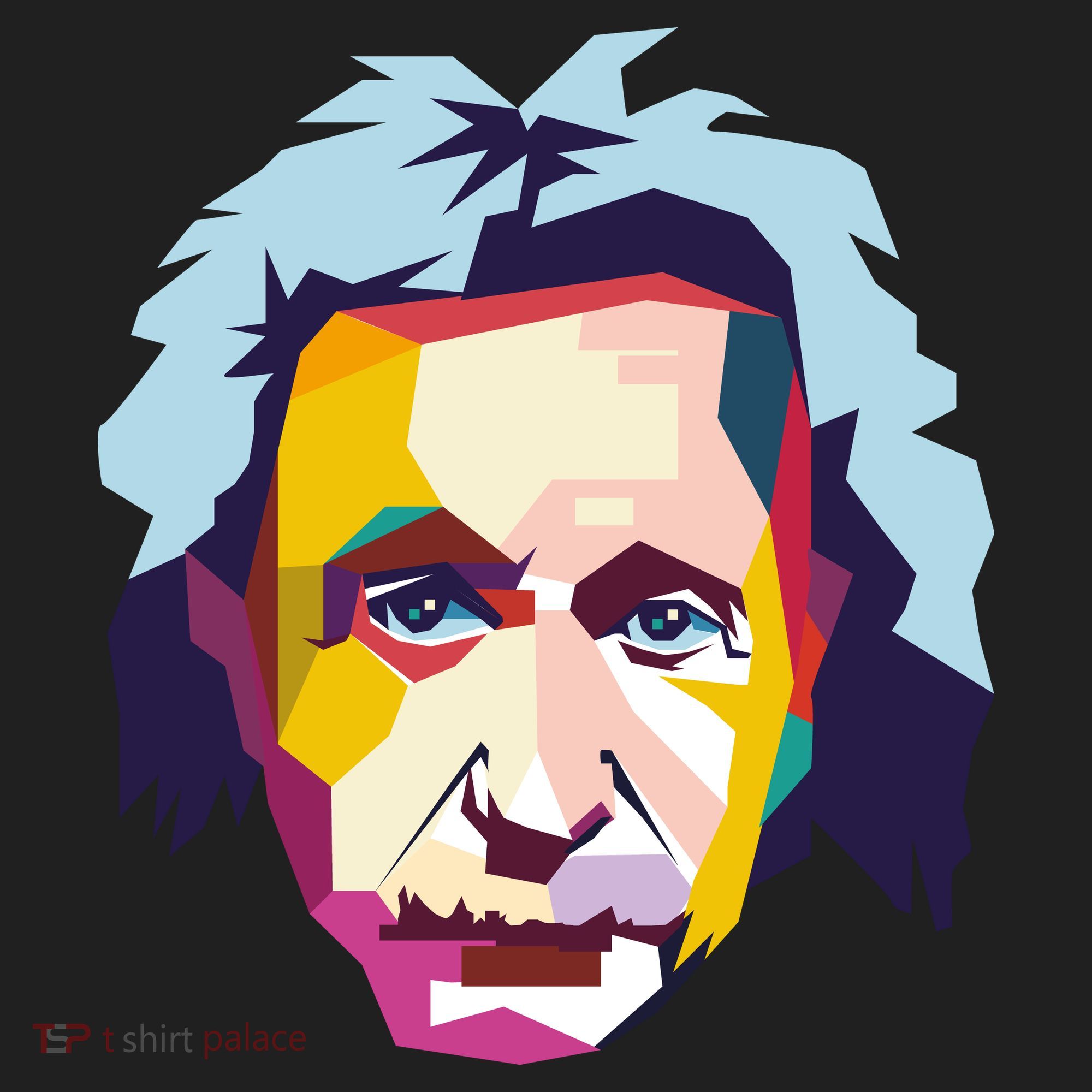 Albert Einstein Pop Art Golf Towel