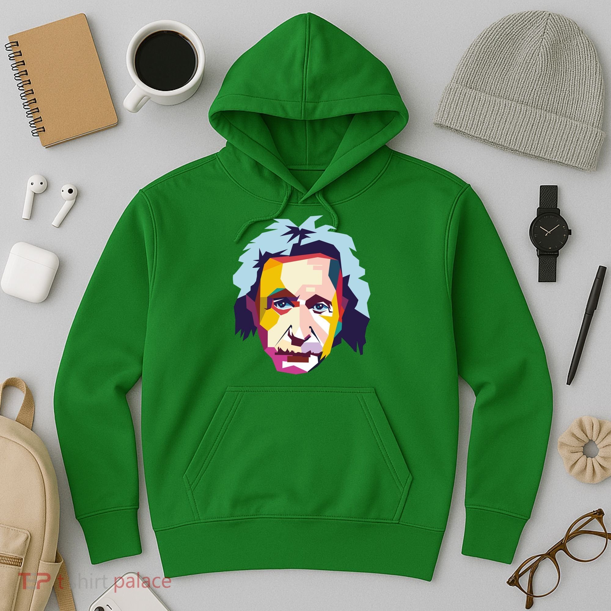 Albert Einstein Pop Art Hoodie