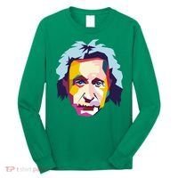 Albert Einstein Pop Art Long Sleeve Shirt thumb 0