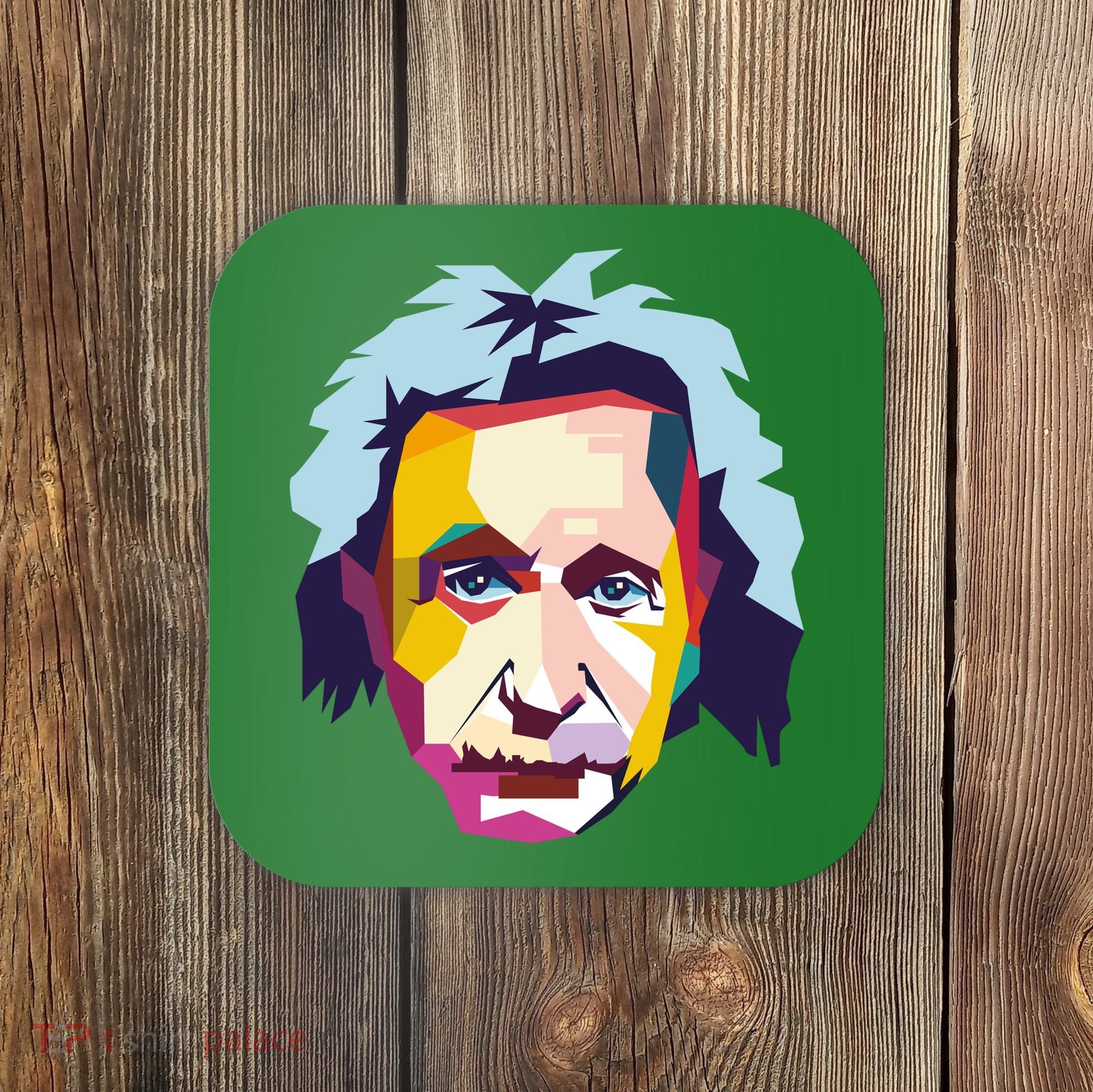 Albert Einstein Pop Art Coaster