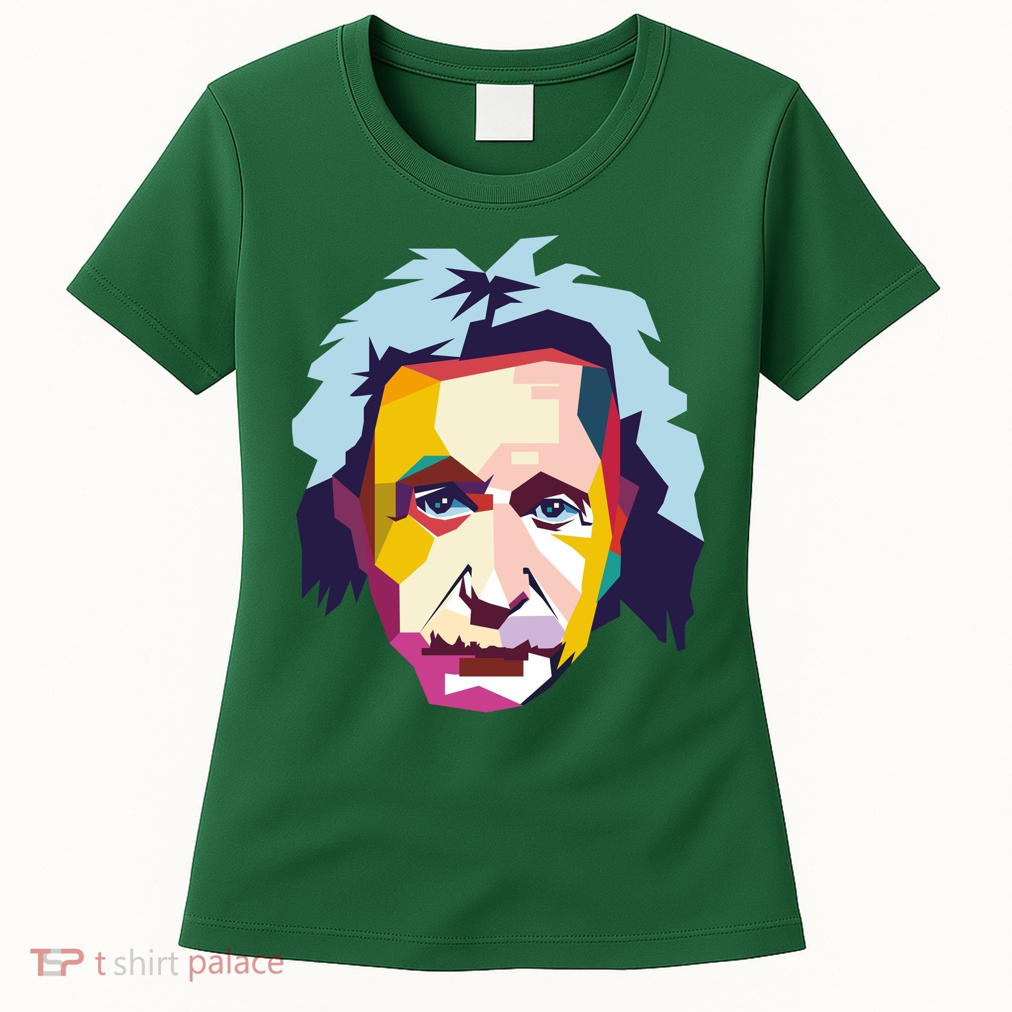 Albert Einstein Pop Art Women's T-Shirt