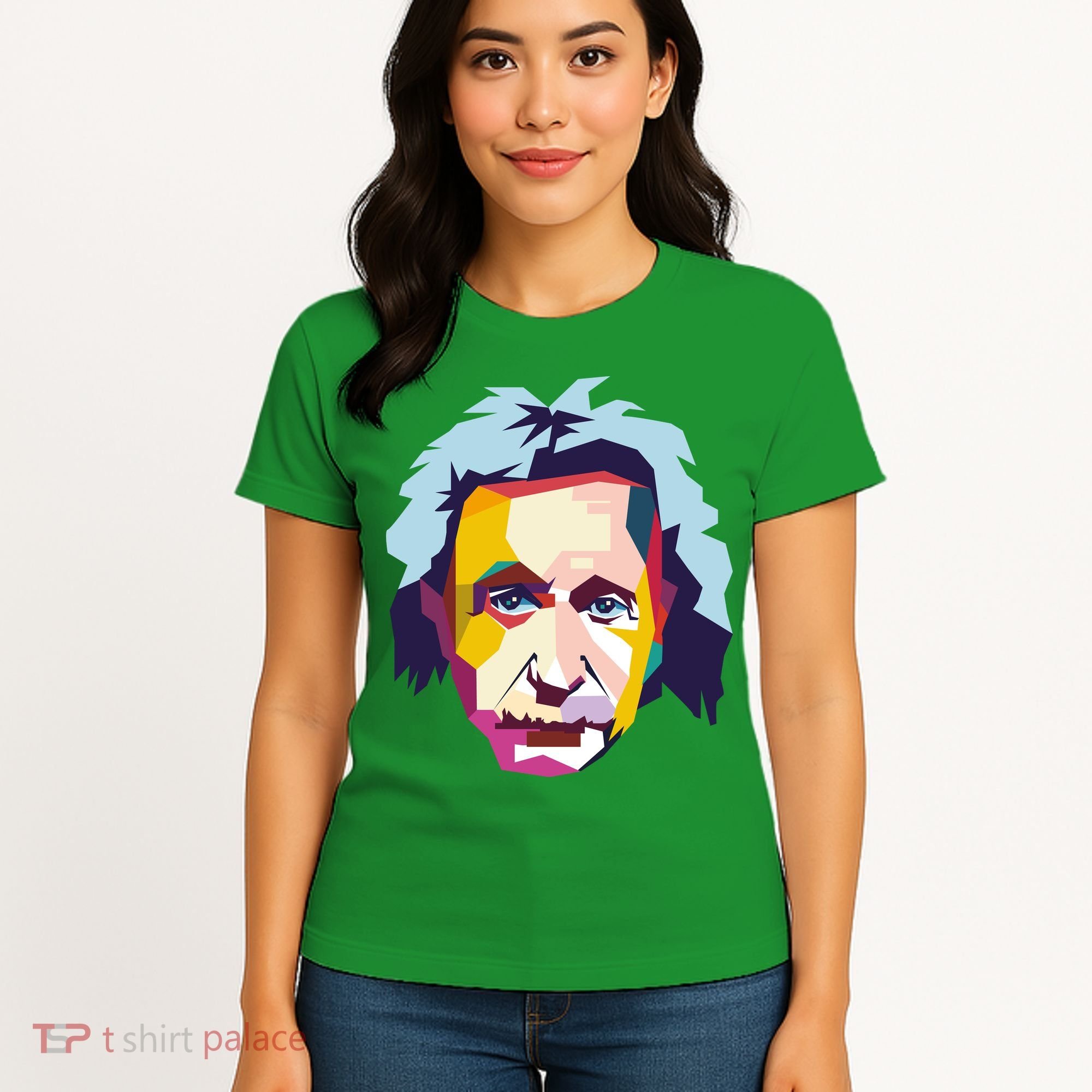Albert Einstein Pop Art Women's T-Shirt