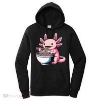 Axolotl Eating Ramen Lover Kawaii Axolotl Women's Hoodie thumb 0