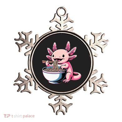 Axolotl Eating Ramen Lover Kawaii Axolotl Ornament