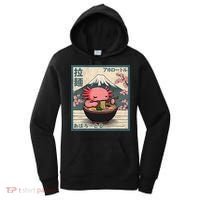Axolotl Eating Ramen Retro Japanese Kawaii Anime Women's Hoodie thumb 0