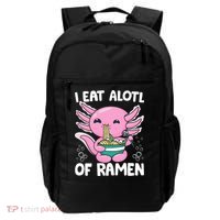 Axolotl Eating Ramen Noodles - I Eat Alotl Of Ramen Axolotl Backpack thumb 0