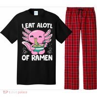 Axolotl Eating Ramen Noodles - I Eat Alotl Of Ramen Axolotl Pajama Set thumb 0