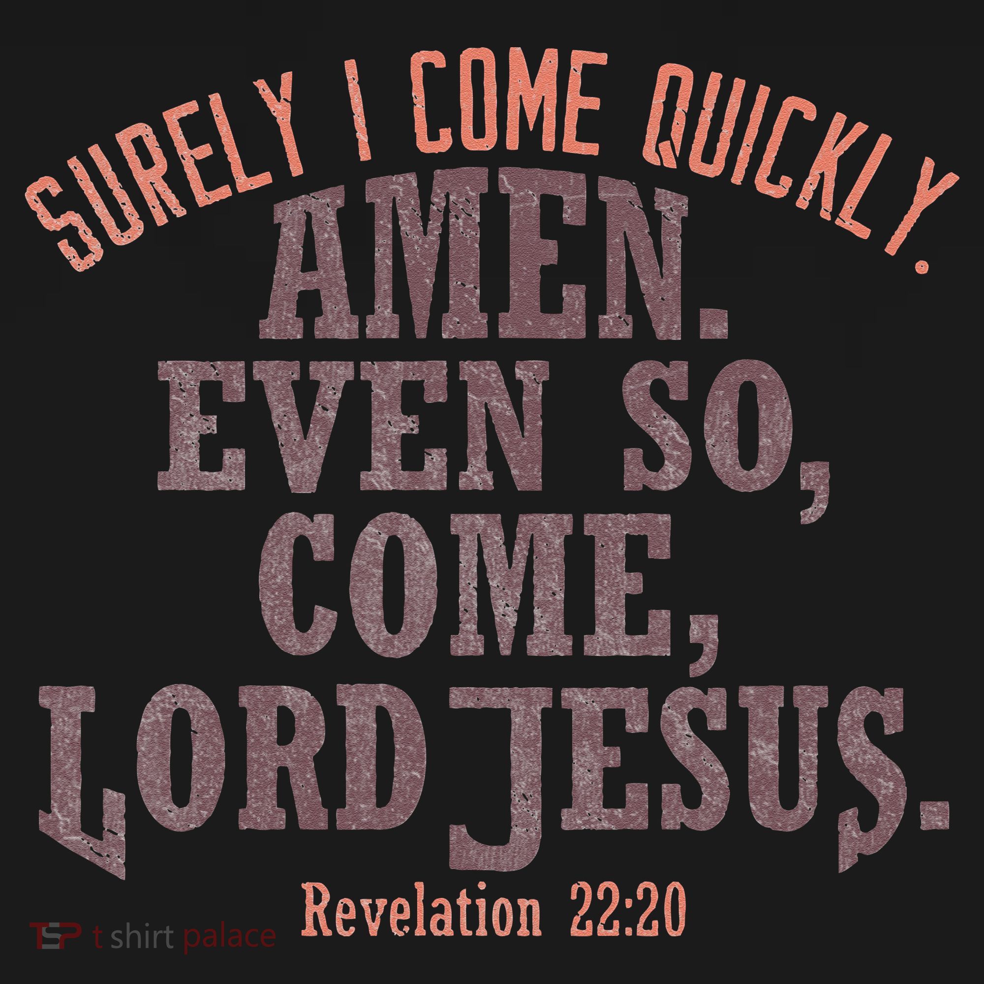 A Even So Come LORD Jesus Revelation Second Coming KJV Backpack