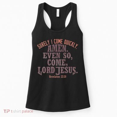 A Even So Come LORD Jesus Revelation Second Coming KJV Women's Tank Top