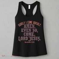 A Even So Come LORD Jesus Revelation Second Coming KJV Women's Tank Top thumb 3