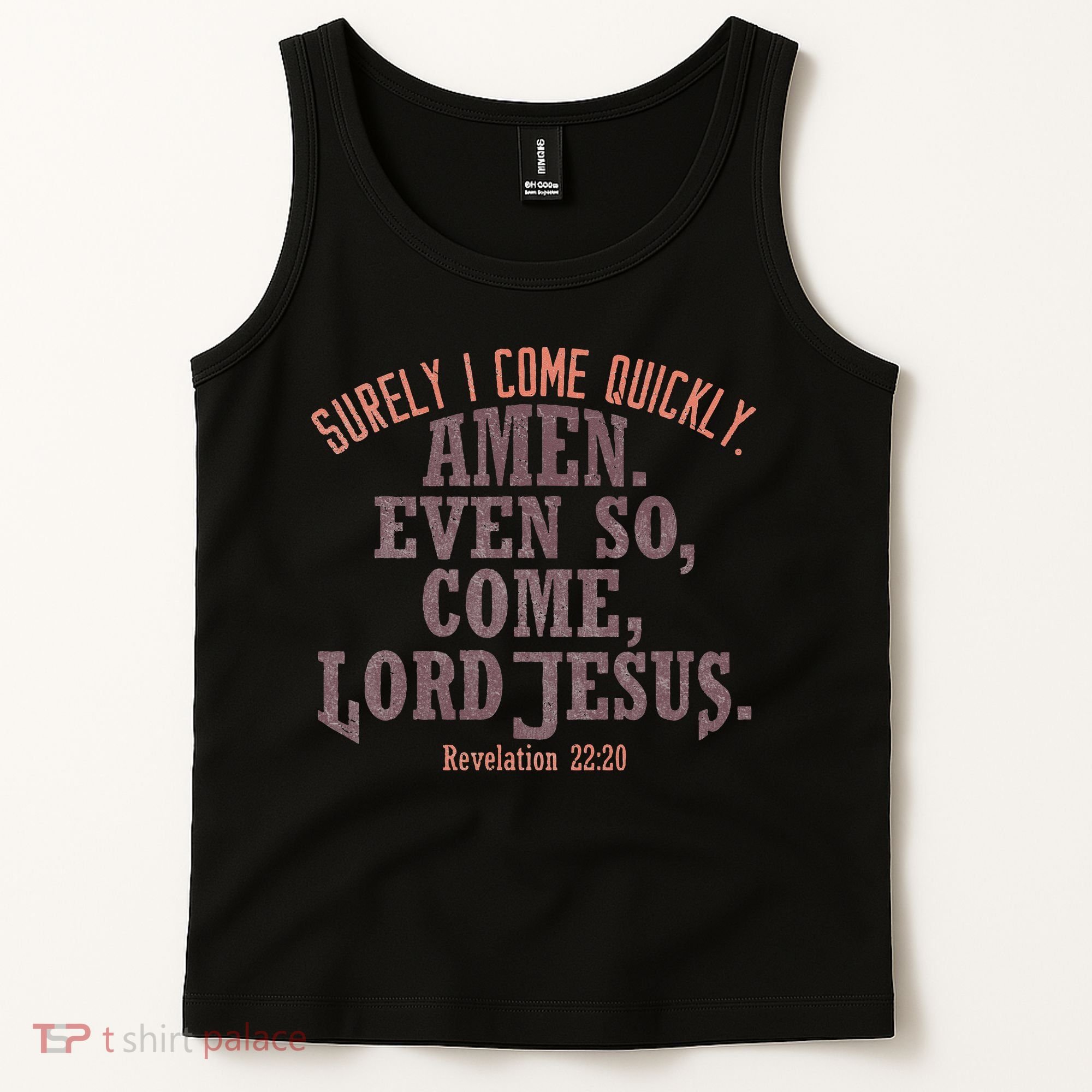 A Even So Come LORD Jesus Revelation Second Coming KJV Tank Top