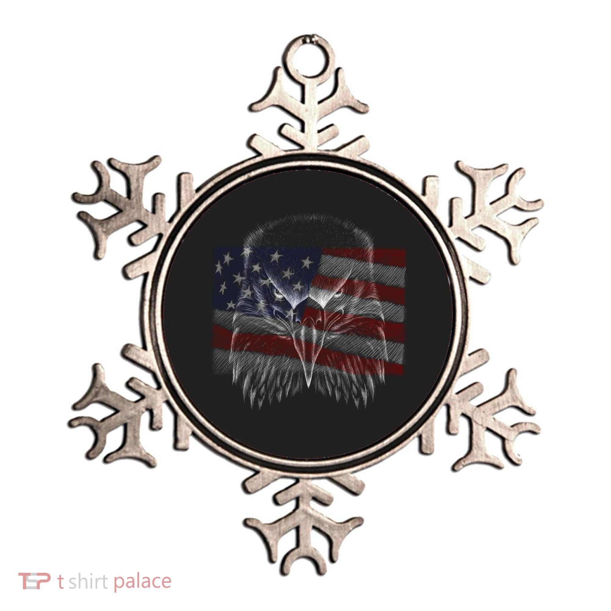 American Eagle Sketch Art Ornament