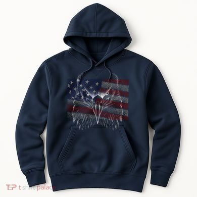 American Eagle Sketch Art Hoodie