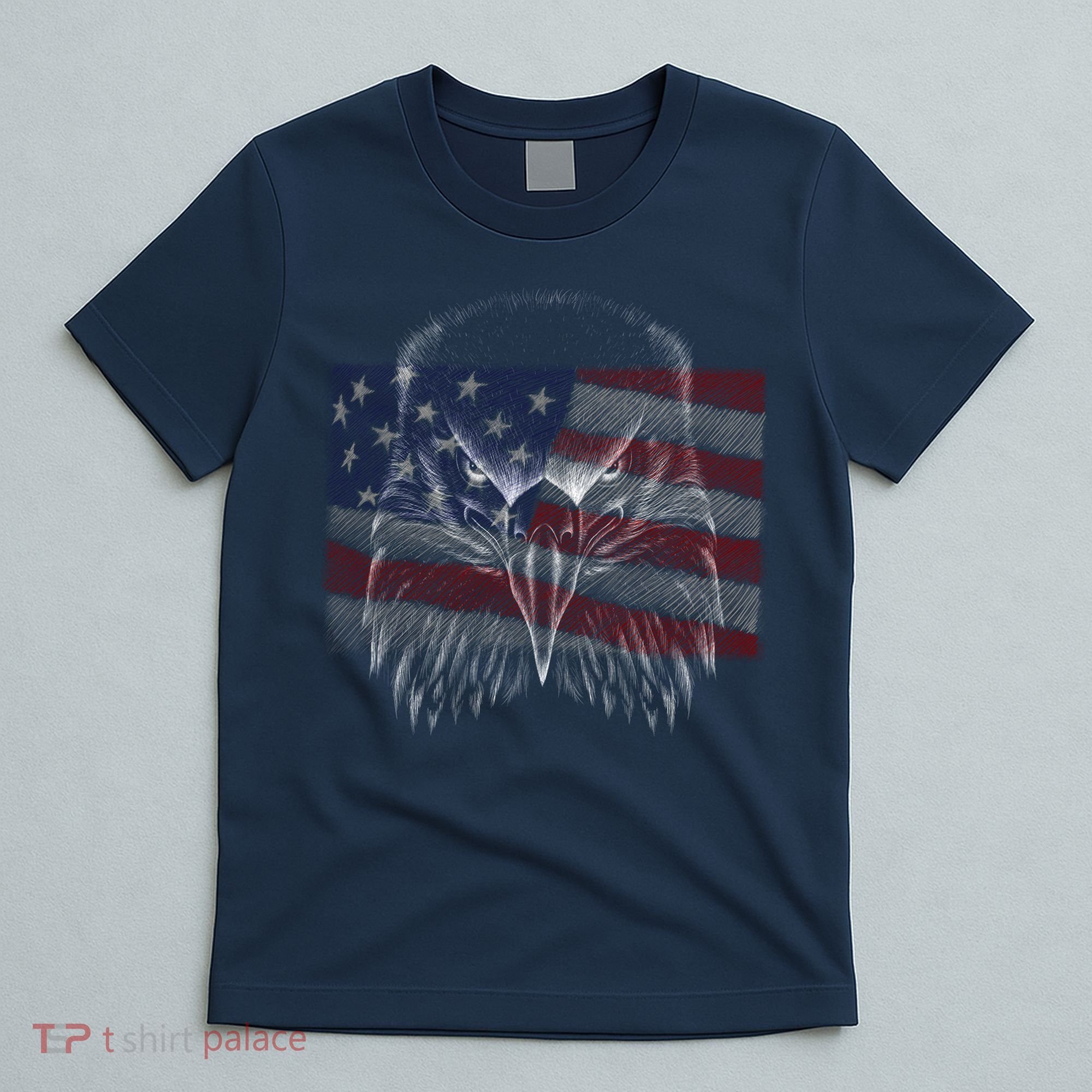American Eagle Sketch Art T-Shirt