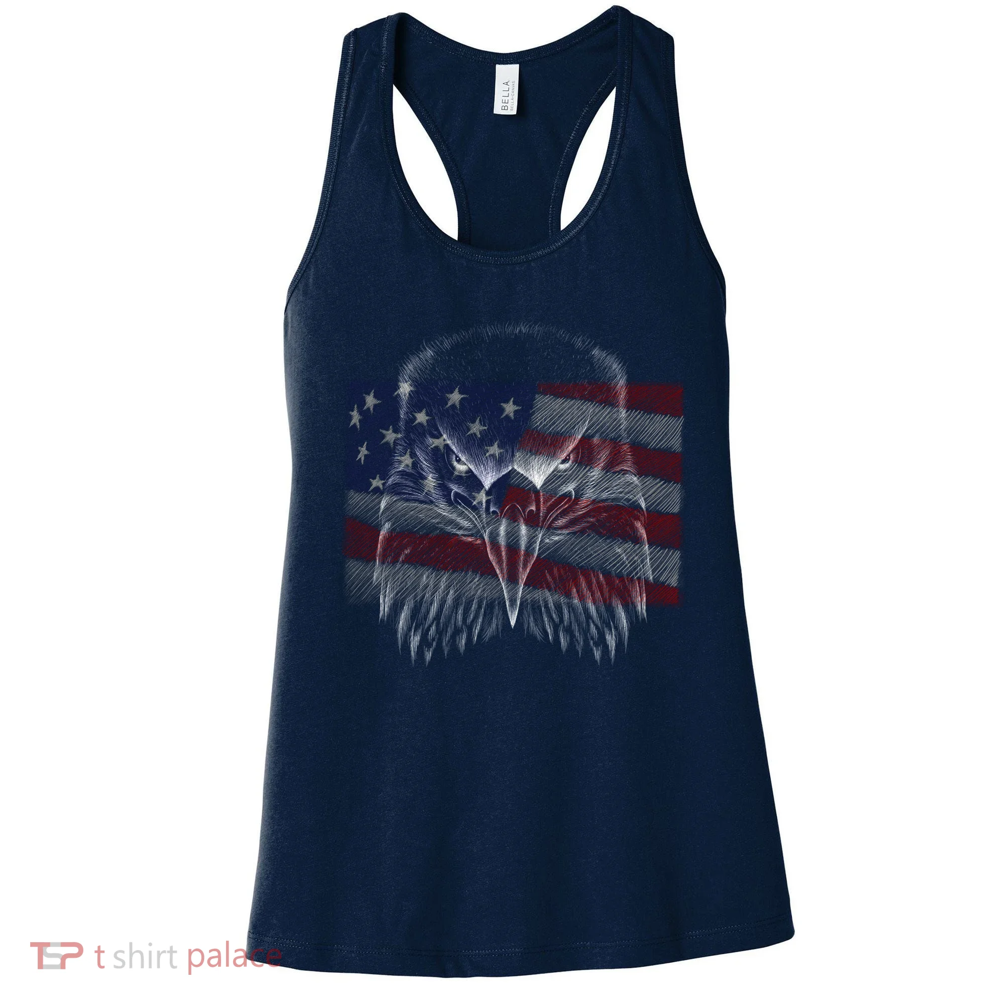 American Eagle Sketch Art Women's Tank Top