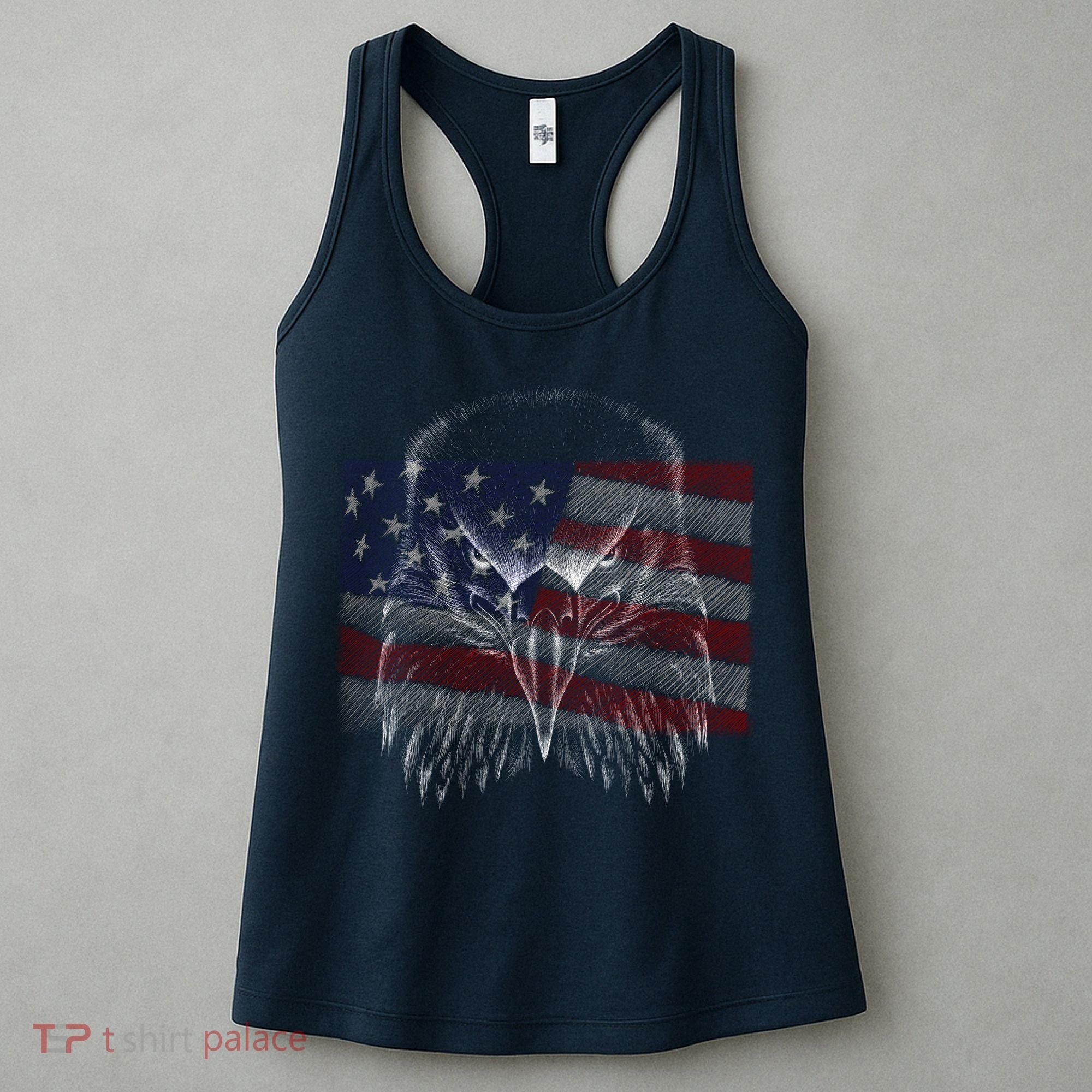 American Eagle Sketch Art Women's Tank Top