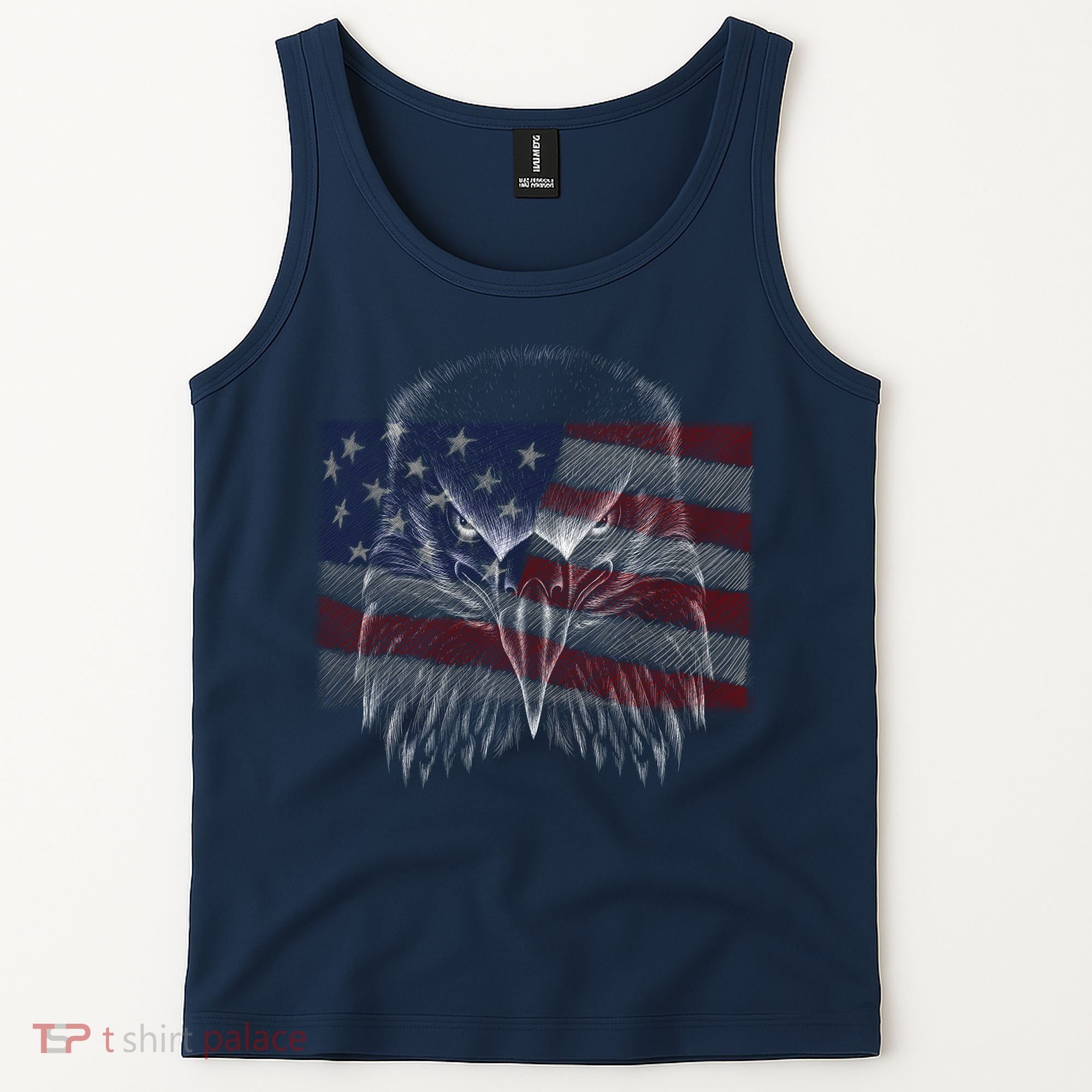 American Eagle Sketch Art Tank Top