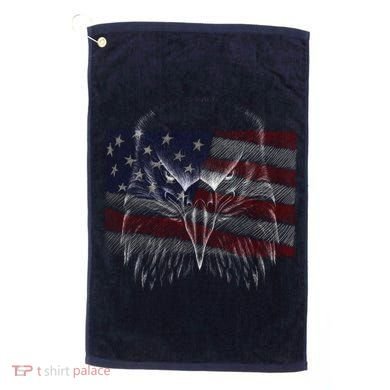 American Eagle Sketch Art Golf Towel
