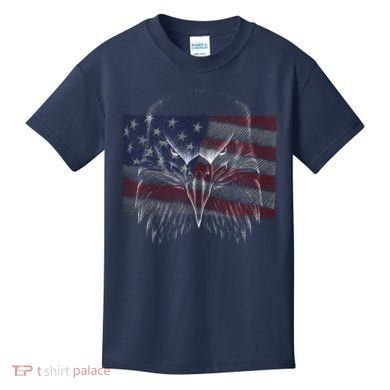 American Eagle Sketch Art Kids T-Shirt
