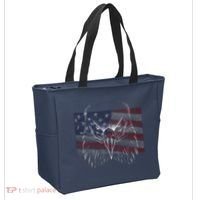 American Eagle Sketch Art Tote Bag thumb 2