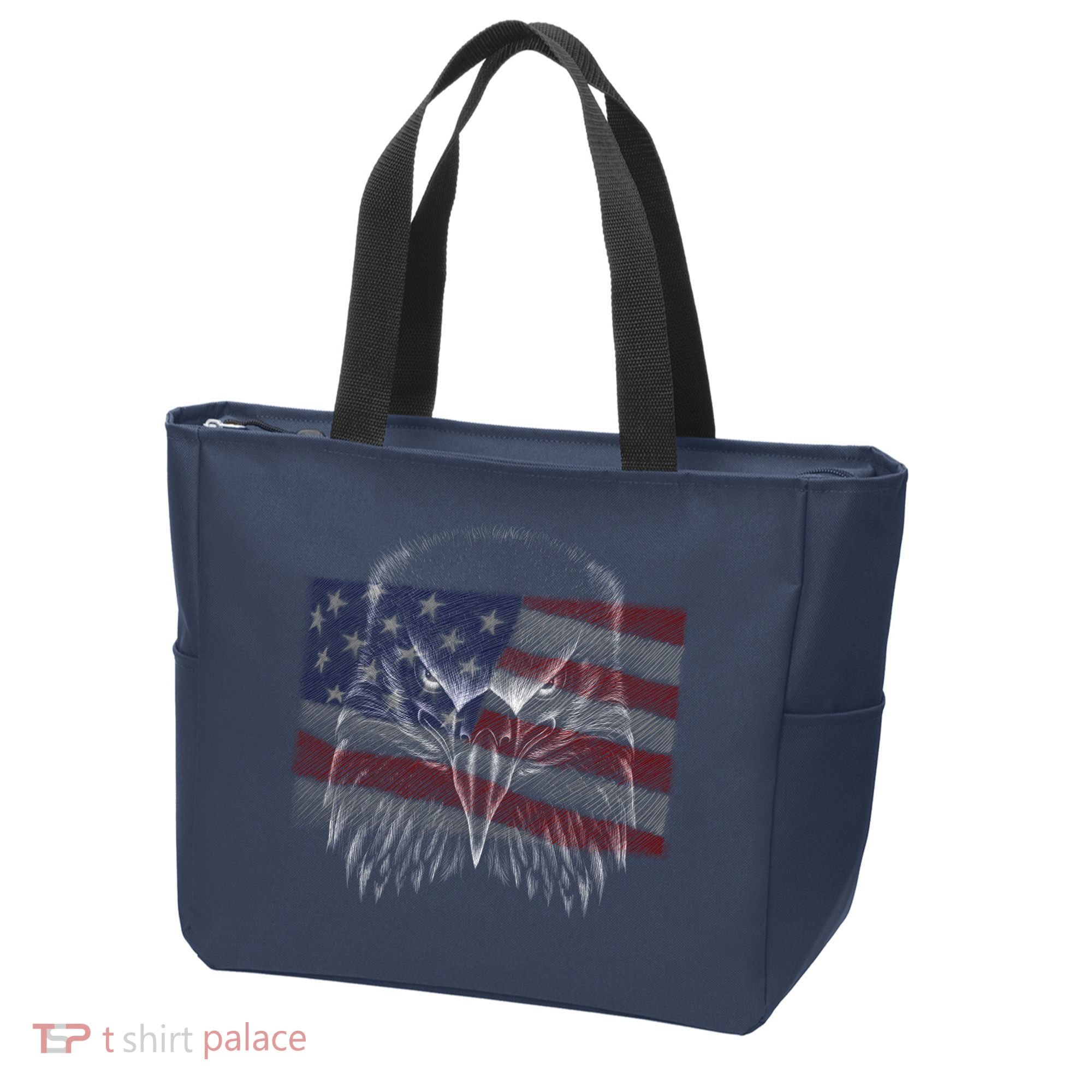 American Eagle Sketch Art Tote Bag