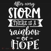 After Every Storm There's Is As Rainbow Of Hope Women's Hoodie thumb 2