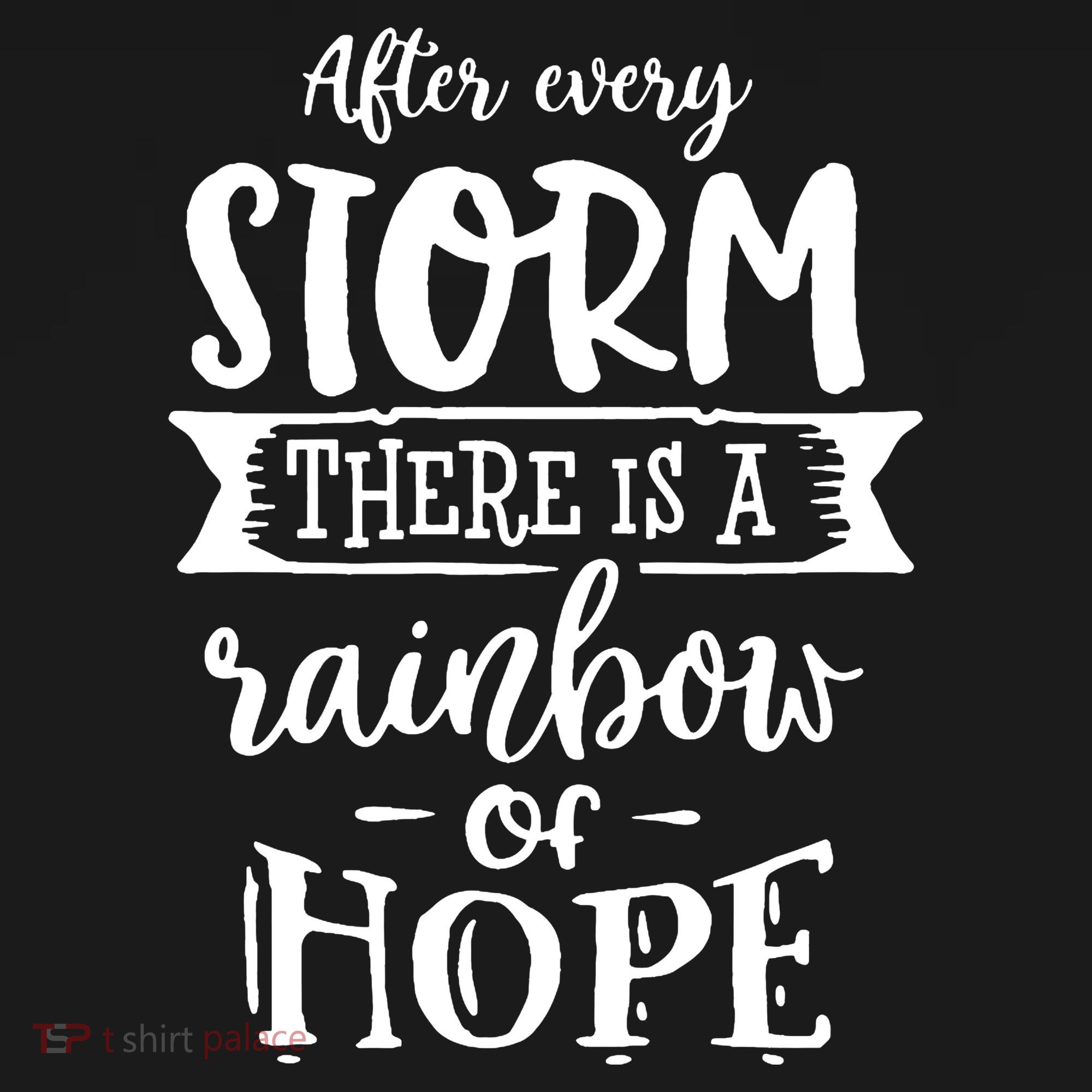 After Every Storm There's Is As Rainbow Of Hope Women's Hoodie