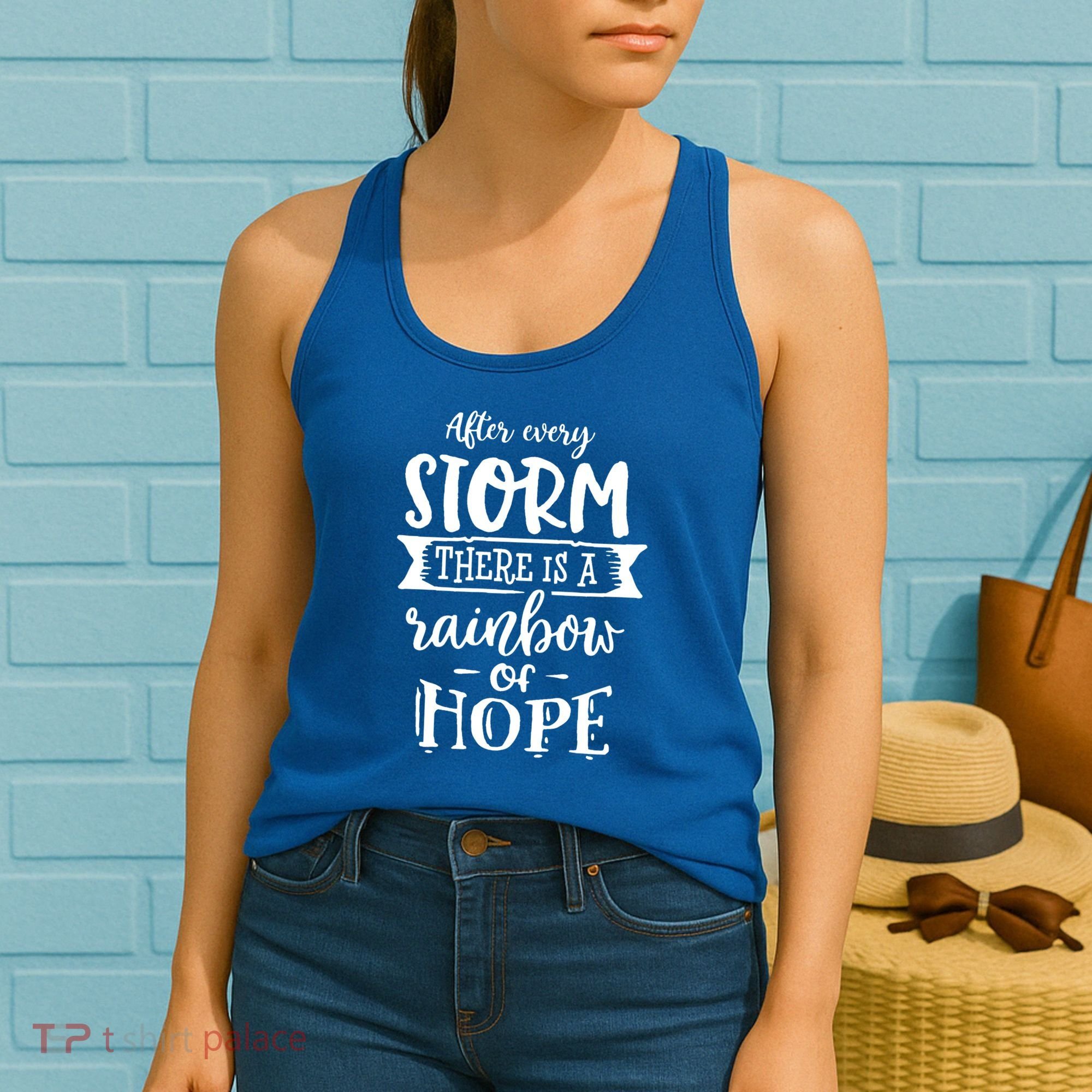 After Every Storm There's Is As Rainbow Of Hope Women's Tank Top