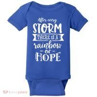 After Every Storm There's Is As Rainbow Of Hope Baby Bodysuit thumb 0