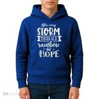 After Every Storm There's Is As Rainbow Of Hope Kids Hoodie thumb 4