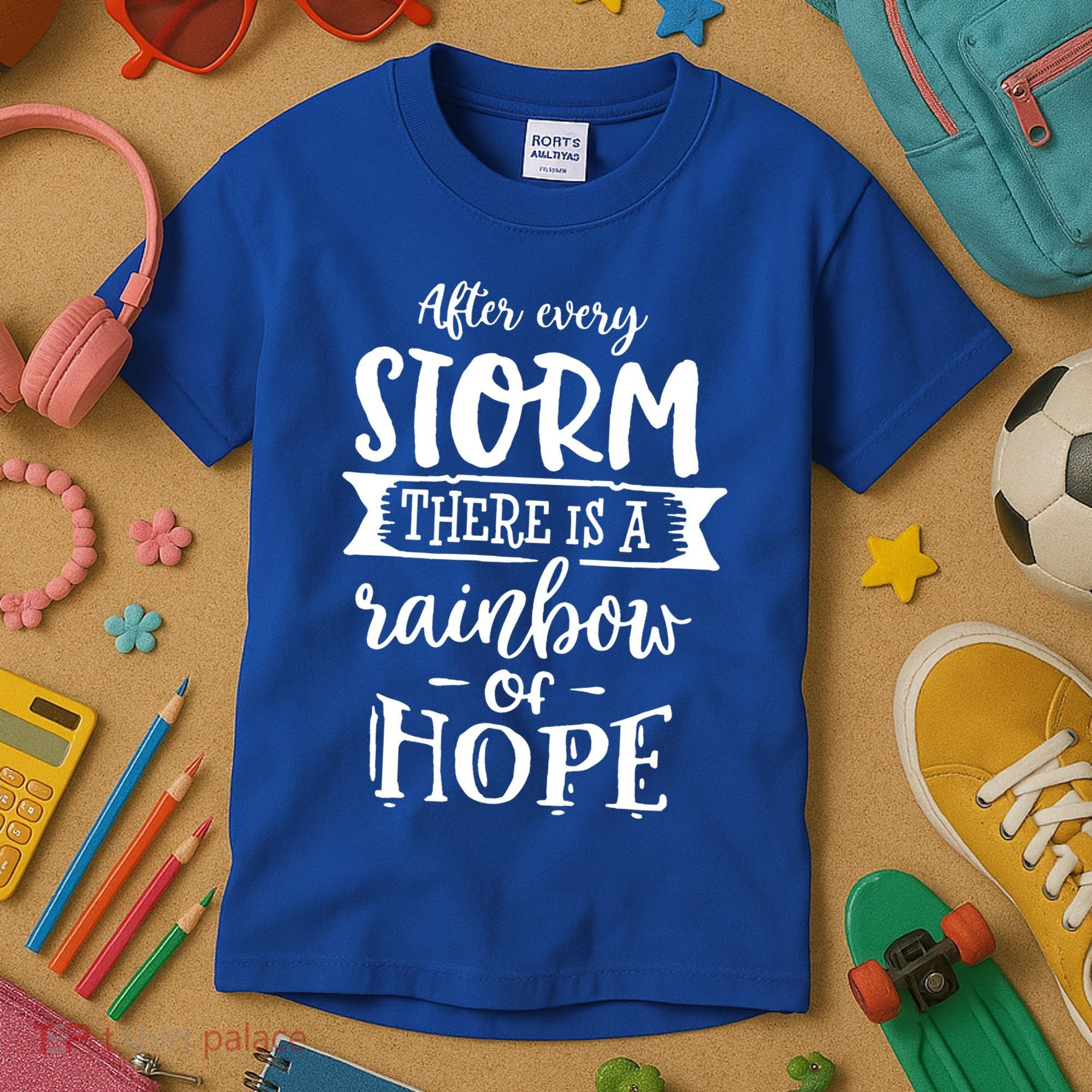 After Every Storm There's Is As Rainbow Of Hope Kids T-Shirt