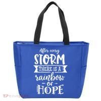 After Every Storm There's Is As Rainbow Of Hope Tote Bag thumb 0