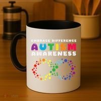 Autism Embrace The Spectrum Autism Awareness Coffee Mug thumb 4