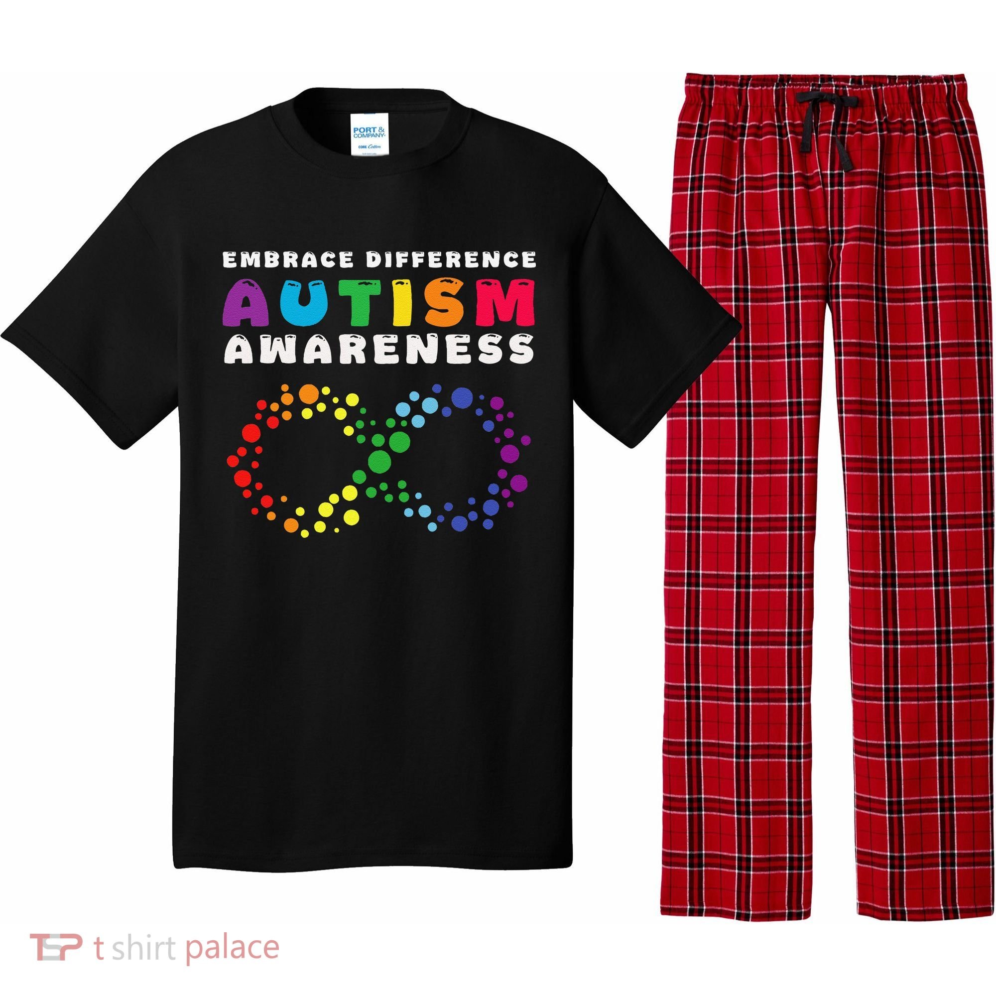 Autism Embrace The Spectrum Autism Awareness Pajama Set