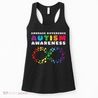 Autism Embrace The Spectrum Autism Awareness Women's Tank Top thumb 0