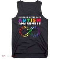 Autism Embrace The Spectrum Autism Awareness Tank Top thumb 0