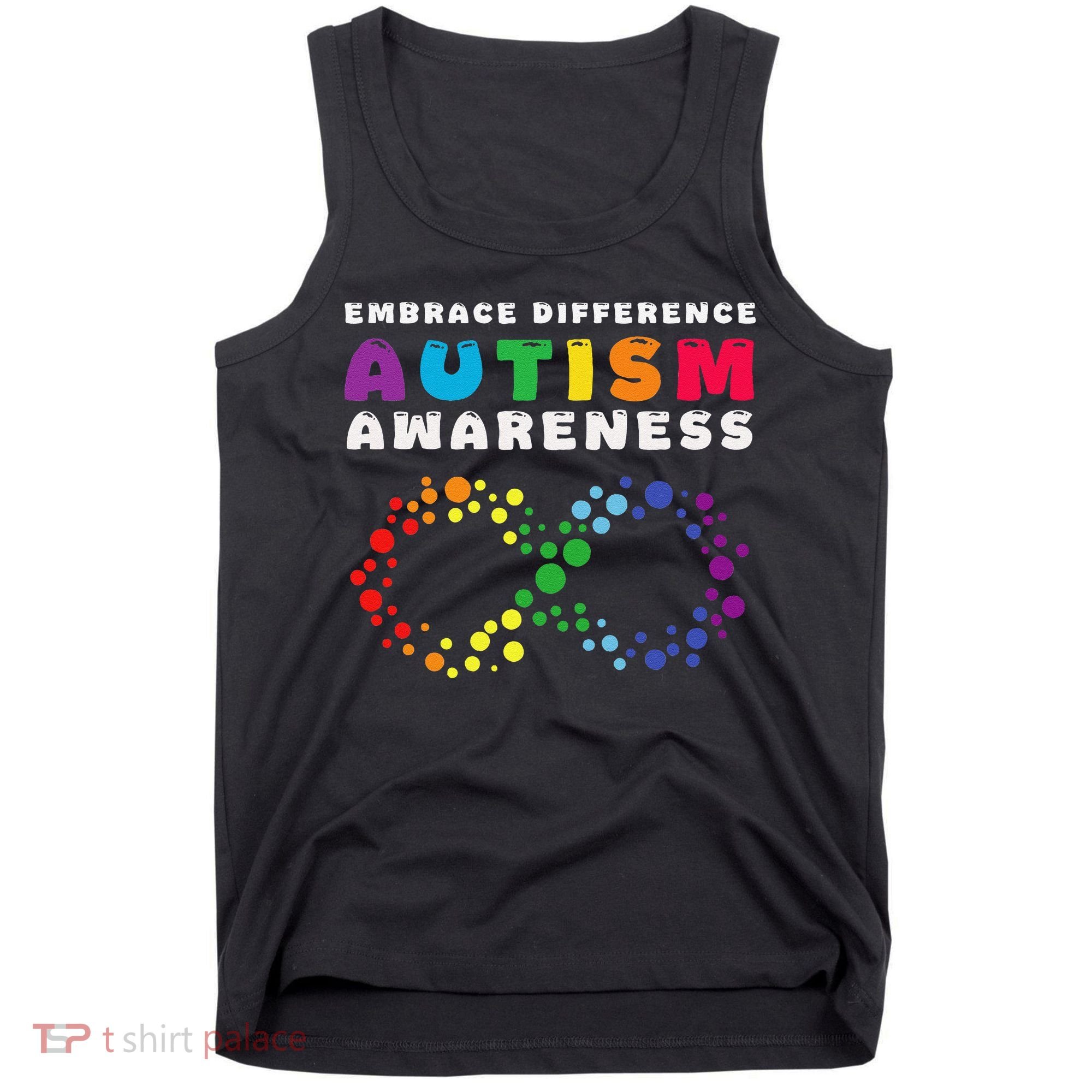 Autism Embrace The Spectrum Autism Awareness Tank Top
