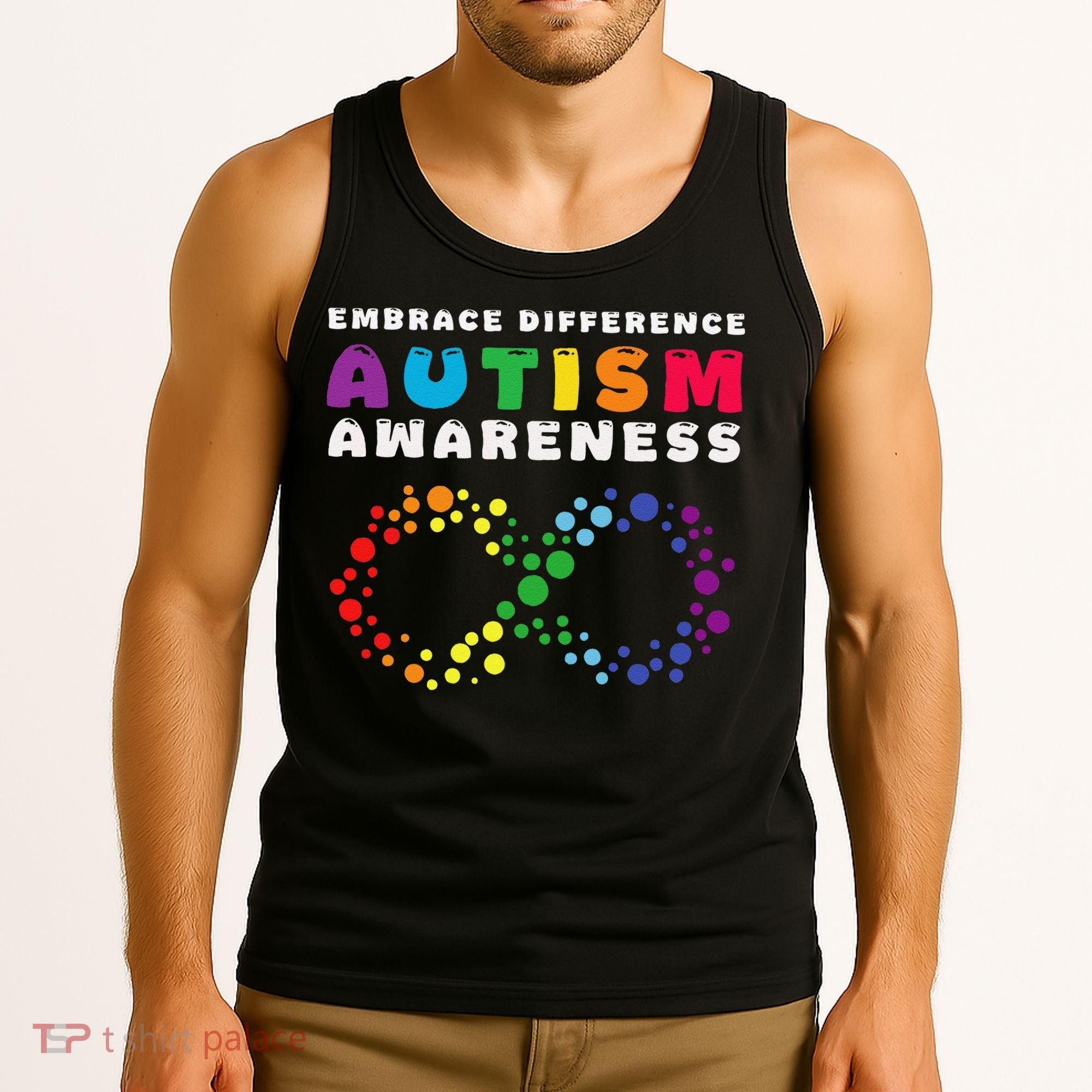 Autism Embrace The Spectrum Autism Awareness Tank Top